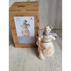 Jim shore NEW 6006583 Winter days are joyful RARE days Xmas figure enesco